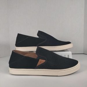 OLUKAI Black Pehuea Slip On Sneaker Womens Size 8 Never worn